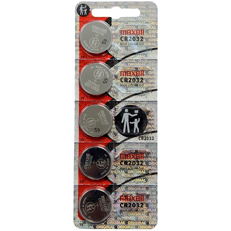 CR2032 COIN CELL BATTERY 5 PACK